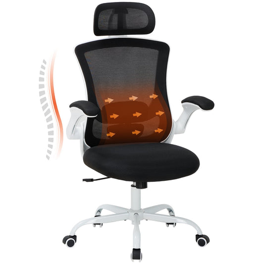 MALOL Ergonomic Office Chair,High Back Executive Desk Chair with Adjustable Headrest and Lumbar Support for Big and Tall WMHN-9050-Black