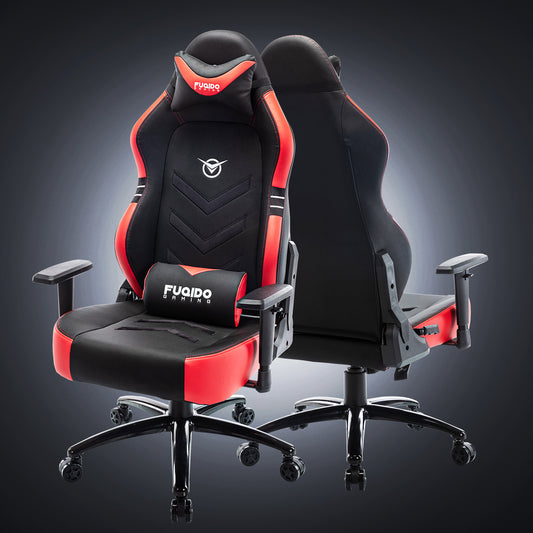 MALOL High-Back Gaming Chair PC Office Chair Computer Racing with Footrest Ergonomic Lumbar Support for Adult 1325-Red
